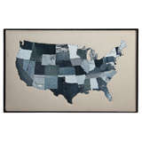 USA in Denim Contemporary Folk Art