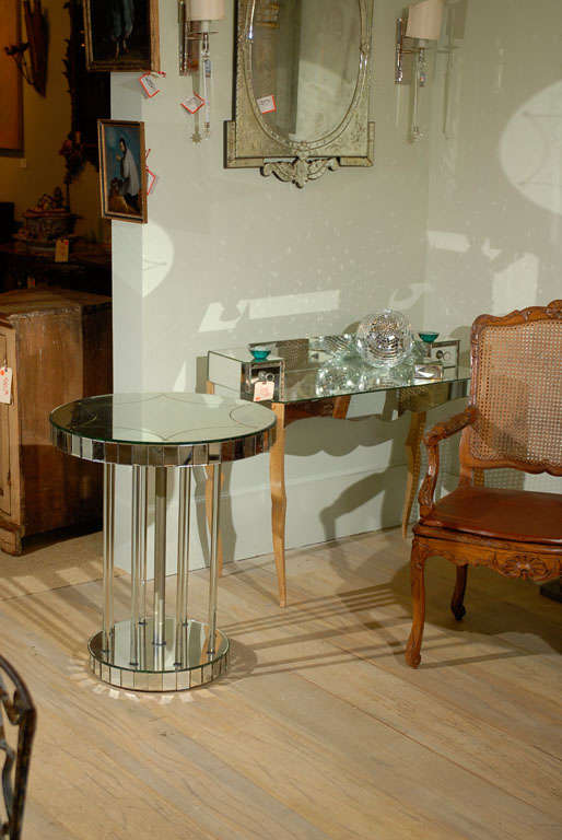 20th Century Mirrored Table