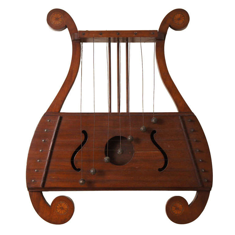 Lyre Shaped Dinner Chime For Sale