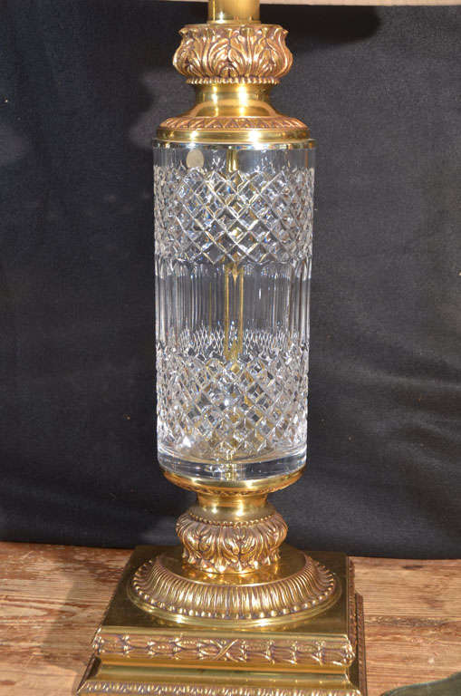 American Pressed Glass Table Lamps For Sale