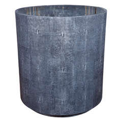 Reproduction Faux Shagreen SIde Table