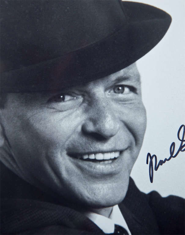 1970'S Autographed Frank Sinatra Photo 1