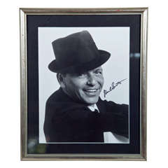 1970'S Autographed Frank Sinatra Photo