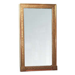 Early 19th Century French Gilt Mirror with Grape Decoration