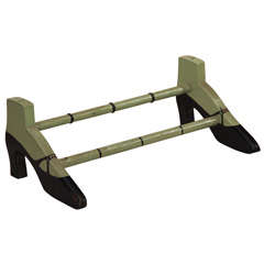 Folk Art Ladies Shoe Rack
