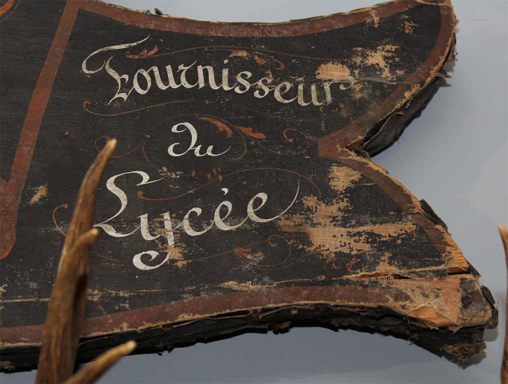 Large French Trade Sign 1
