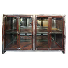 custom steel cabinet/console/bar