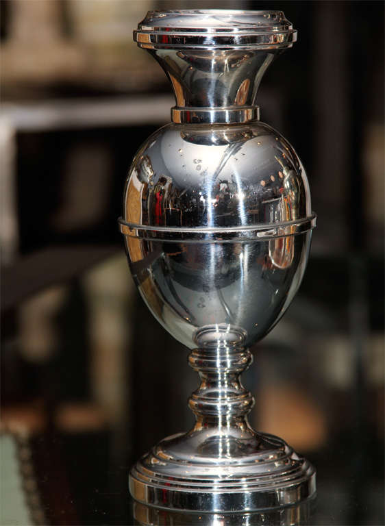 nickel plated absinthe tip jar from French bistro