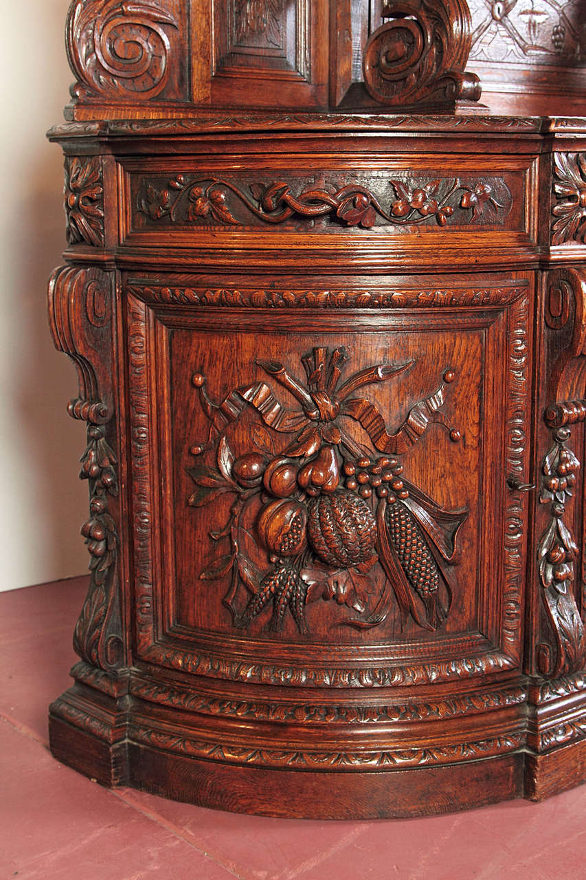 Finely Carved Antique Hunting Buffet at 1stDibs hunting