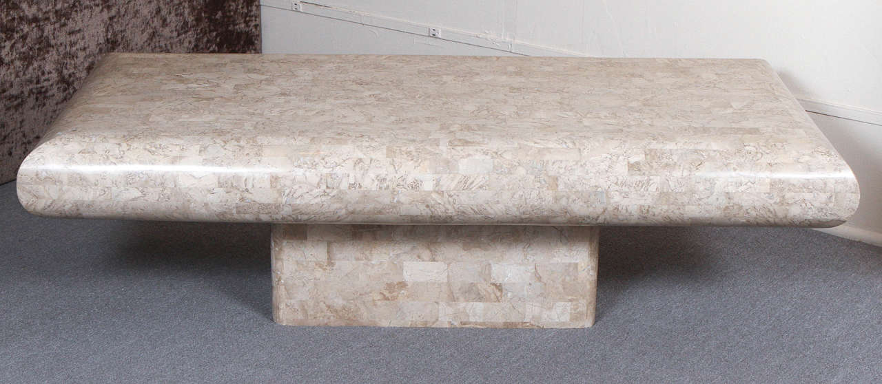 Maitland Smith Tessellated Marble Coffee Table
