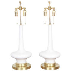 Retro Pair of Beautiful Genie Style Lamps