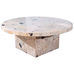 Fabulous Stone Mosaic Outdoor Dining Table by Marlo Bartels for Steve Chase