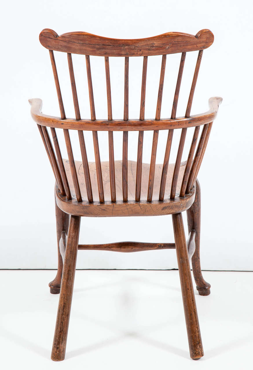 English Fruitwood Windsor Chair 5