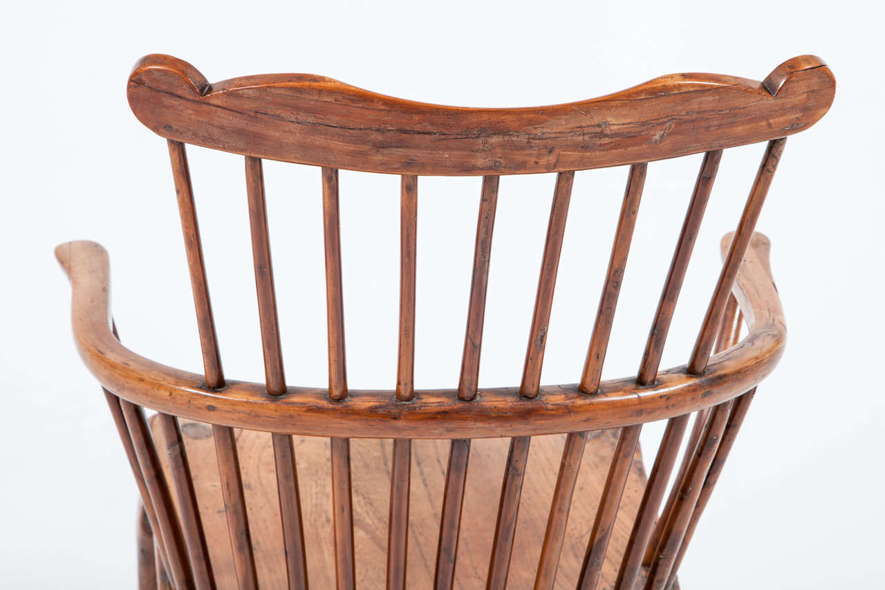 English Fruitwood Windsor Chair 6