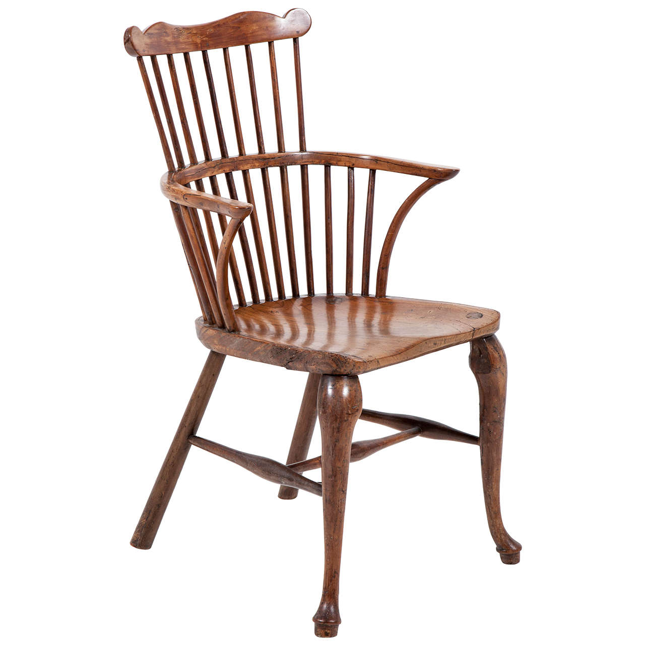 English Fruitwood Windsor Chair