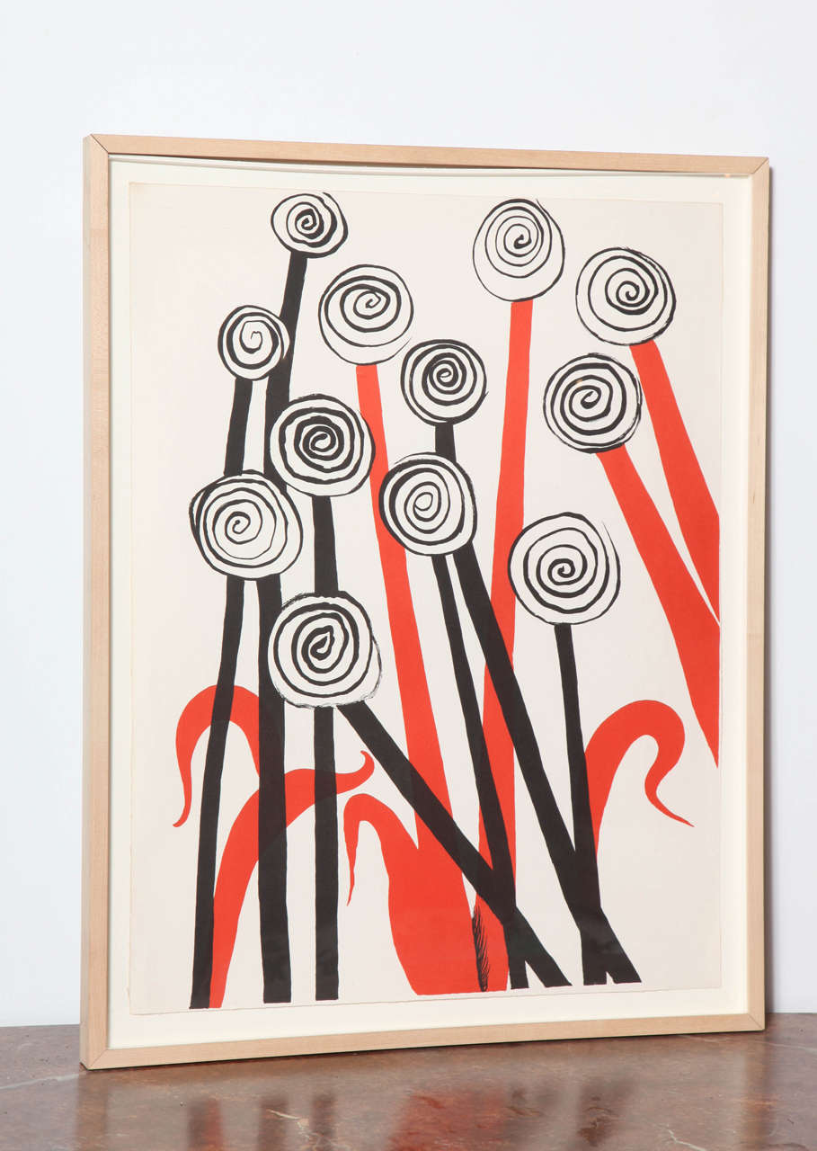 An Unsigned Calder Print, c. 1960