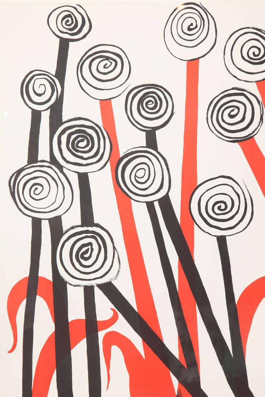 Unsigned Calder Print, circa 1960 For Sale 1