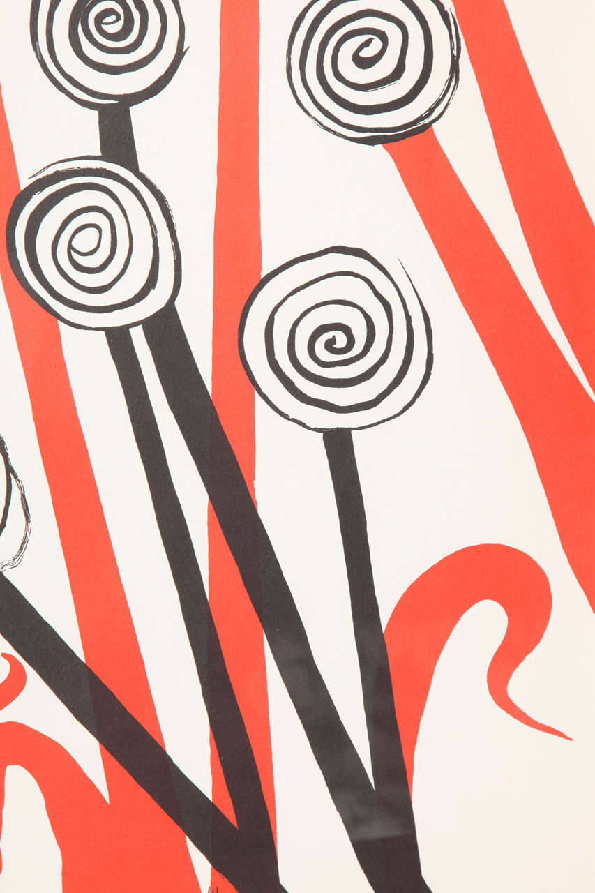 Unsigned Calder Print, circa 1960 For Sale 2