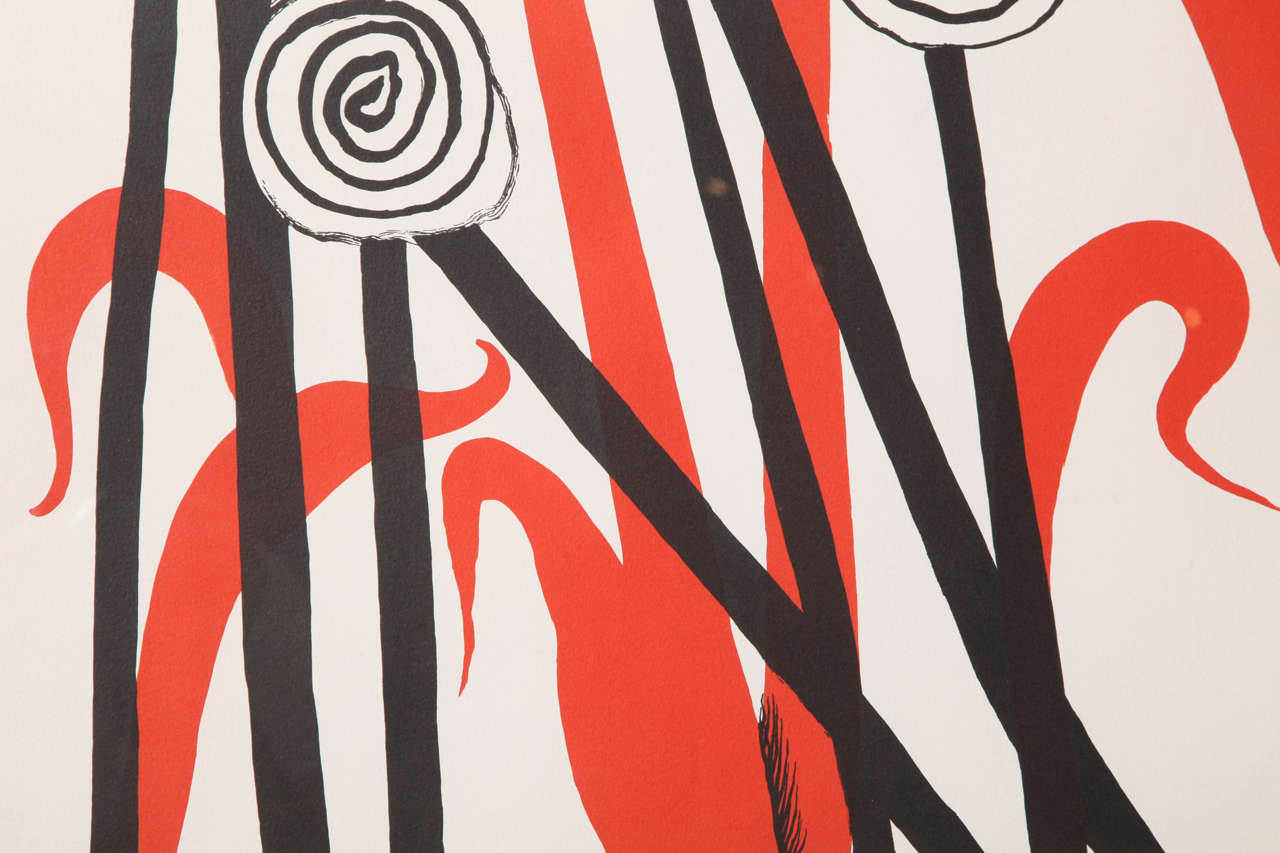 Unsigned Calder Print, circa 1960 For Sale 3