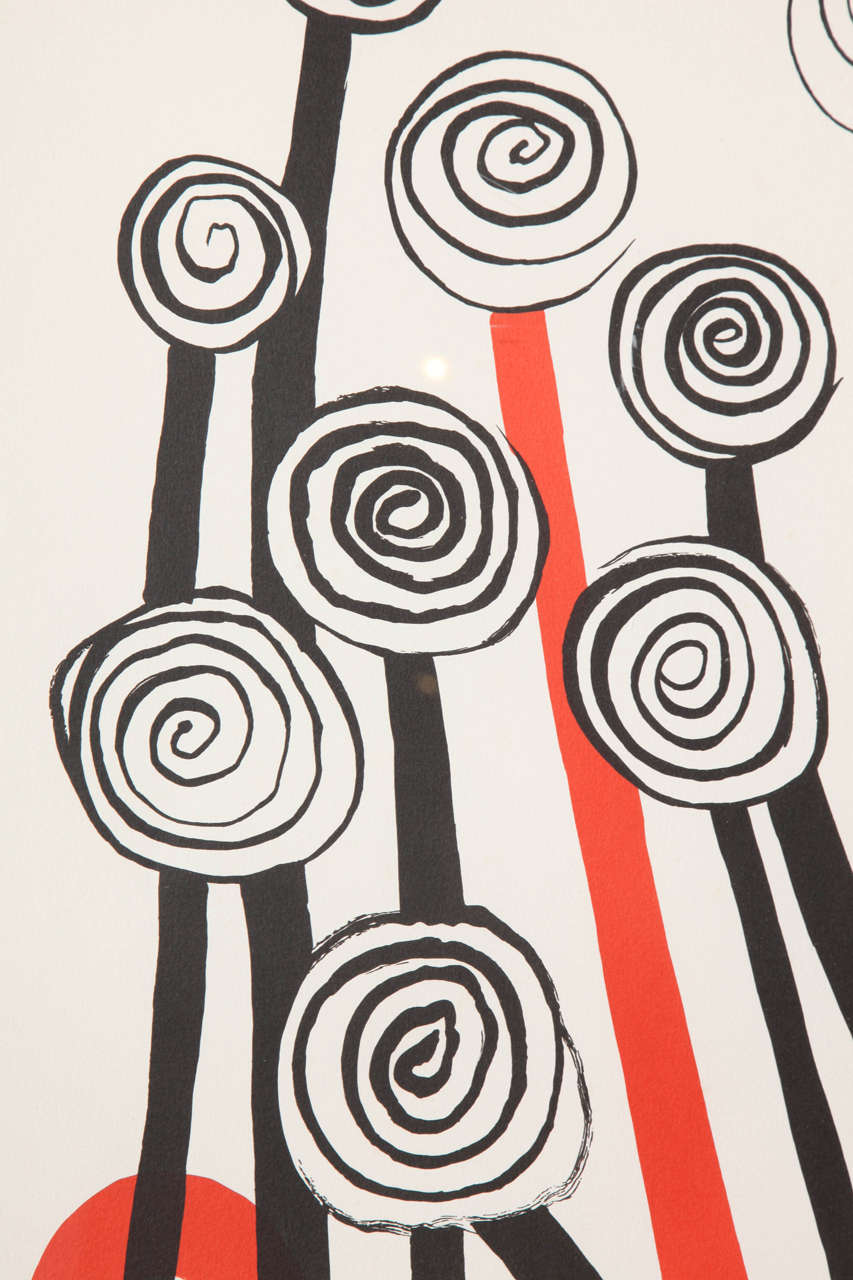 Unsigned Calder Print, circa 1960 For Sale 4