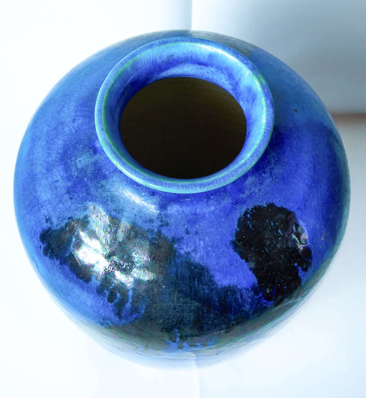 Italian 1950s Big Ceramic Vase by Guido Gambone 1