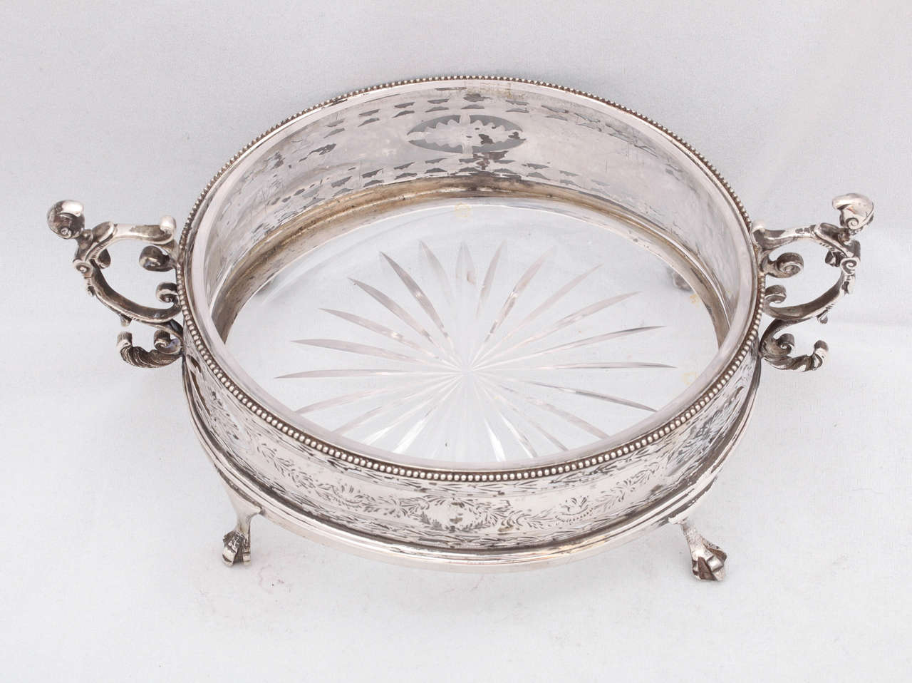 Late 18th Century Georgian Sterling Silver Footed Two-Handled 