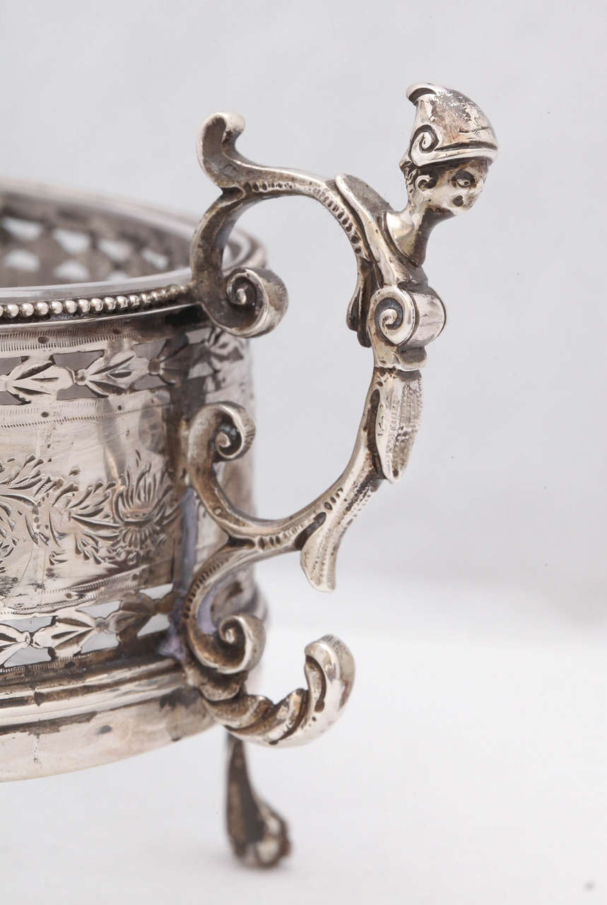 Georgian Sterling Silver Footed Two-Handled 