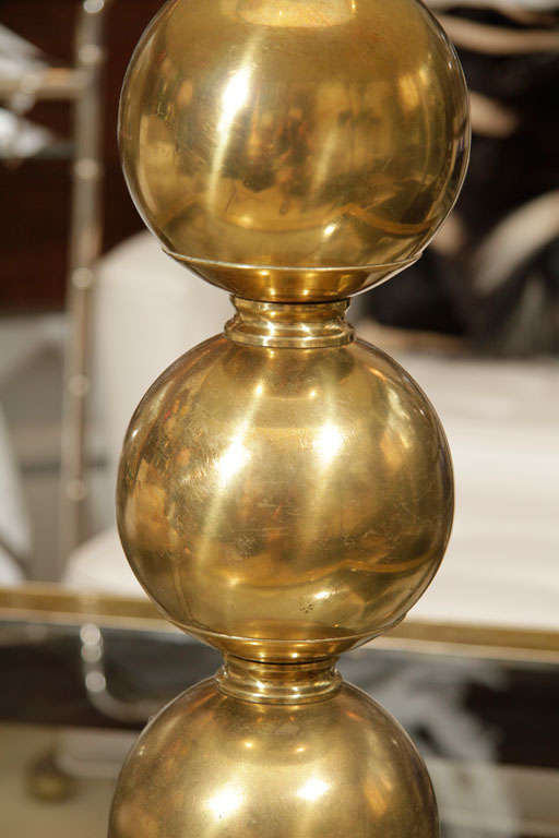 Pair of Brass Table Lamps 2