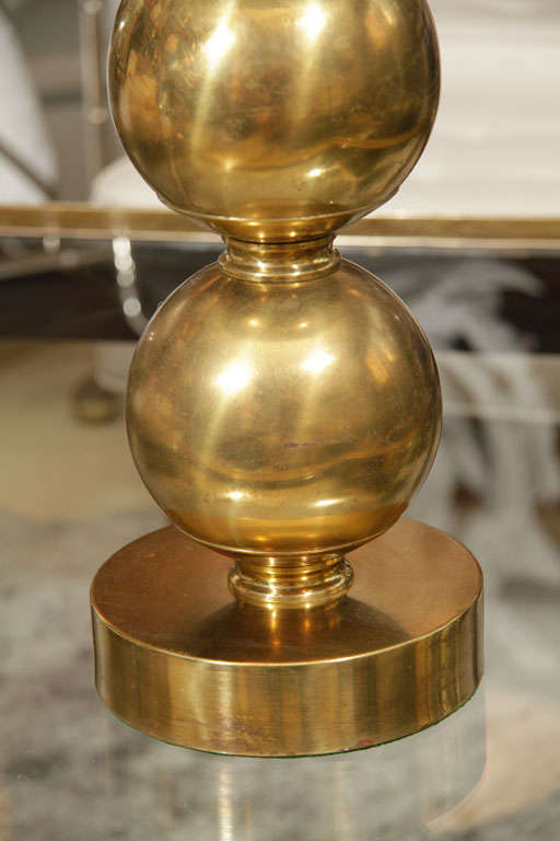 Pair of Brass Table Lamps 1