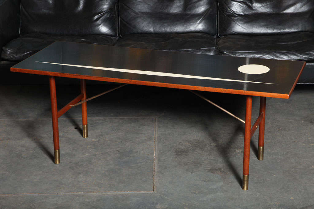 Rosewood Black Laminated Coffee Table