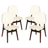 Set of 4 Rosewood Dining Chairs by Arne Vodder