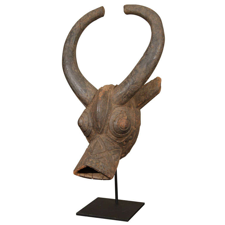 Antelope Mask by the Bobo people of Burkina Faso For Sale