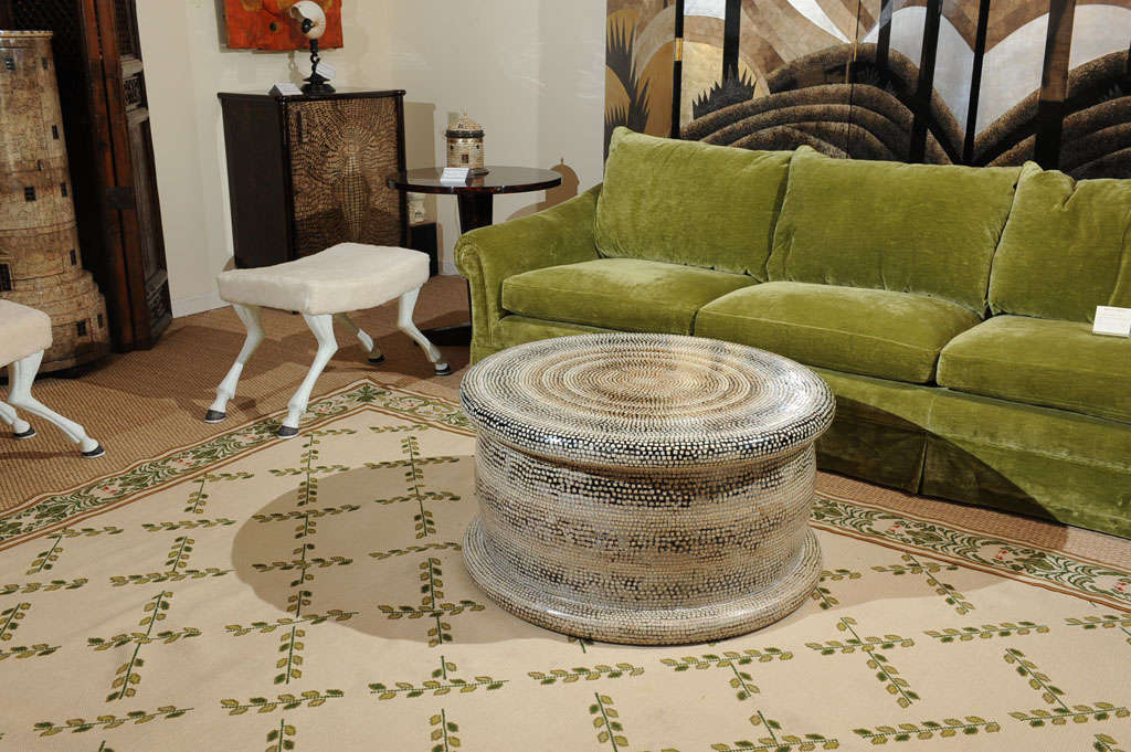 Inlaid coffee table In Excellent Condition In San Francisco, CA