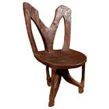 Northern   Ethiopia Hand Carved Chair