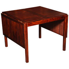 Rosewood Drop Leaf Dining Table by Kai Winding