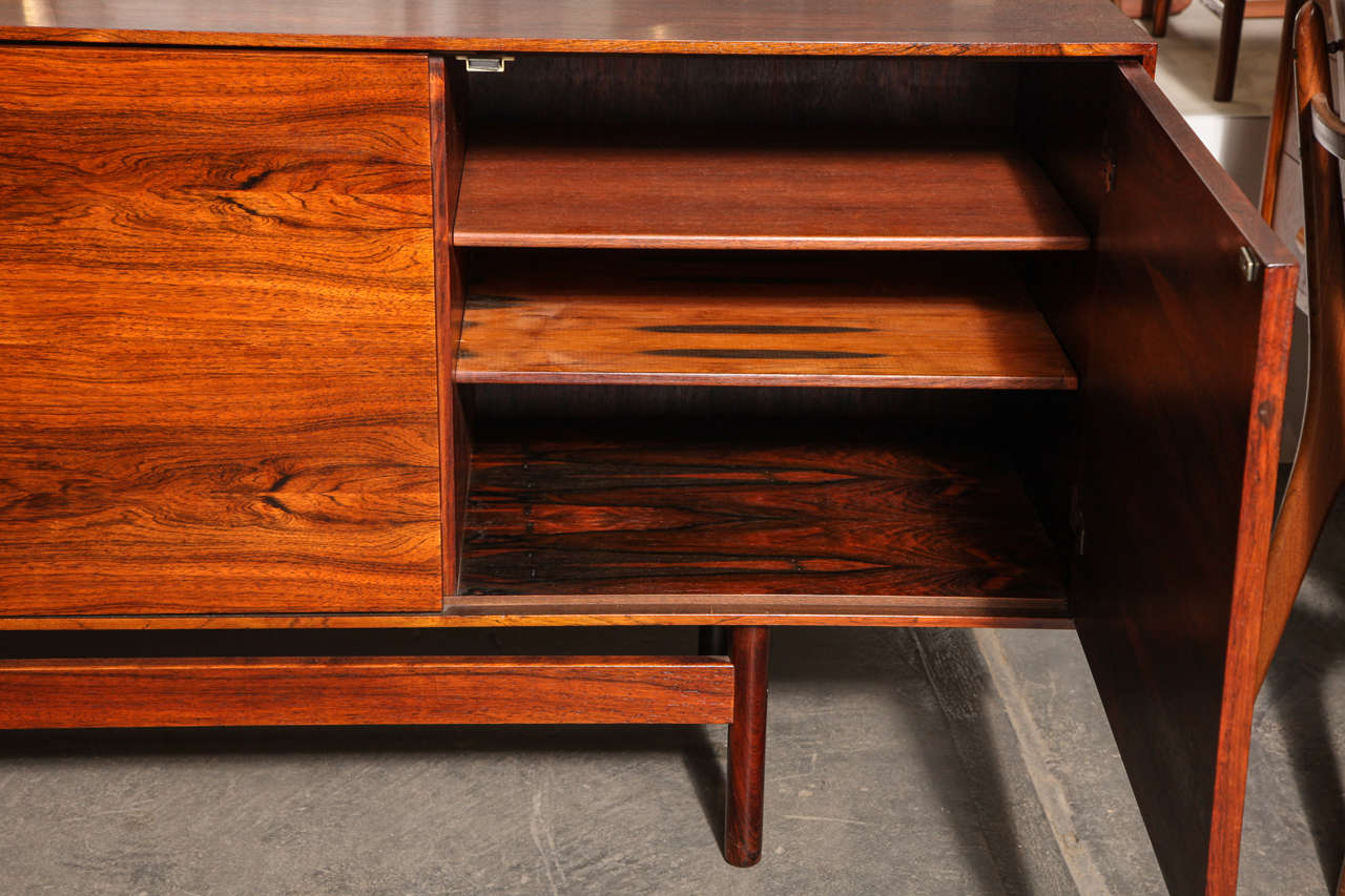 Ib Kofod Larsen Rosewood Sideboard In Excellent Condition In New York, NY