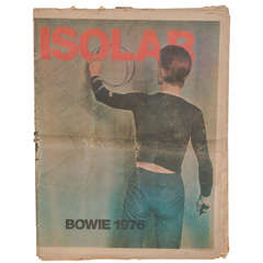 David Bowie 1976 Concert Program