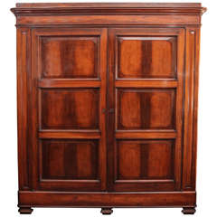 A Large Armoire in Walnut