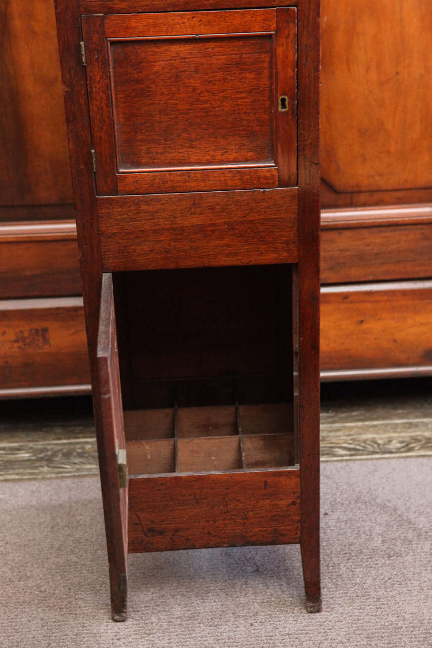 19th c. Tall Jewelers Cabinet in Mahogany 1