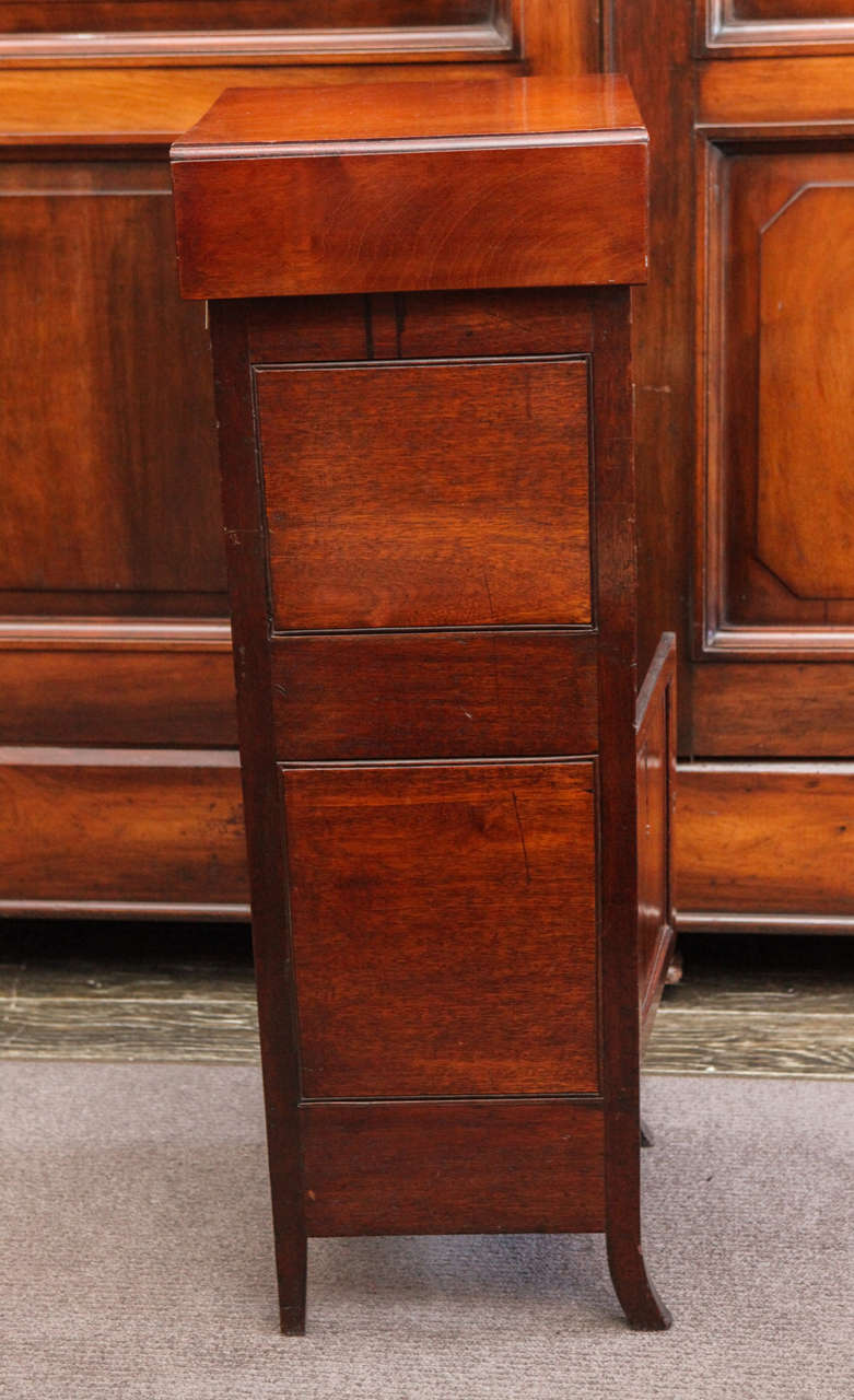19th c. Tall Jewelers Cabinet in Mahogany 2