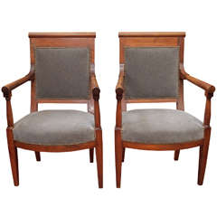 Antique Pair of Directoire Fauteuils