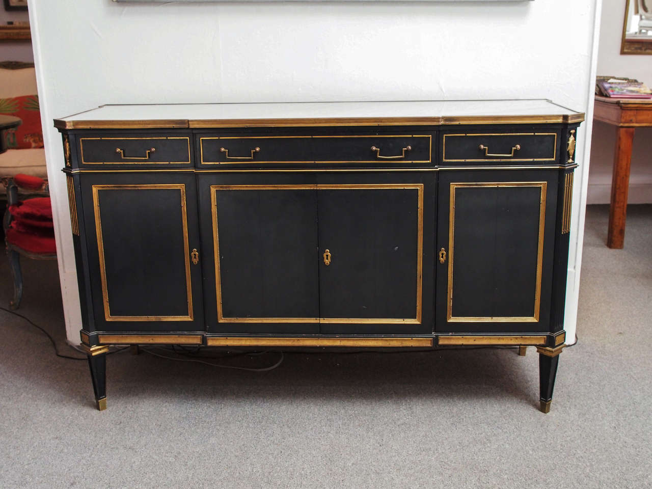 Empire Style Style Ebonized Enfilade