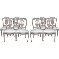 Set of Eight Dining Chairs
