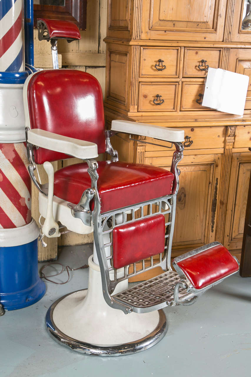 Antique Emil J. Paidar Barber Chair at 1stDibs emil j paidar barber chair value, emil j paidar