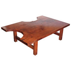 Antique French Puzzle Shape Coffee Table