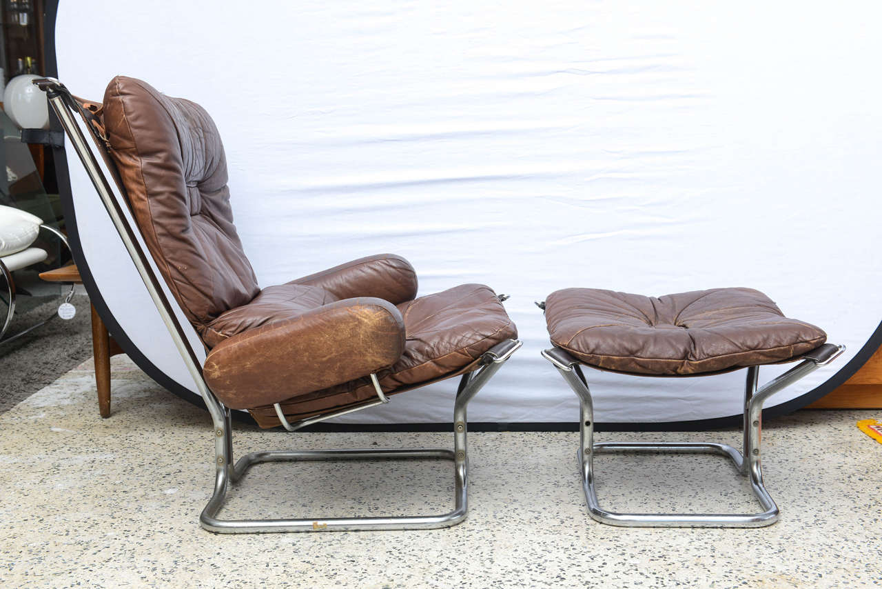 1970s leather chair