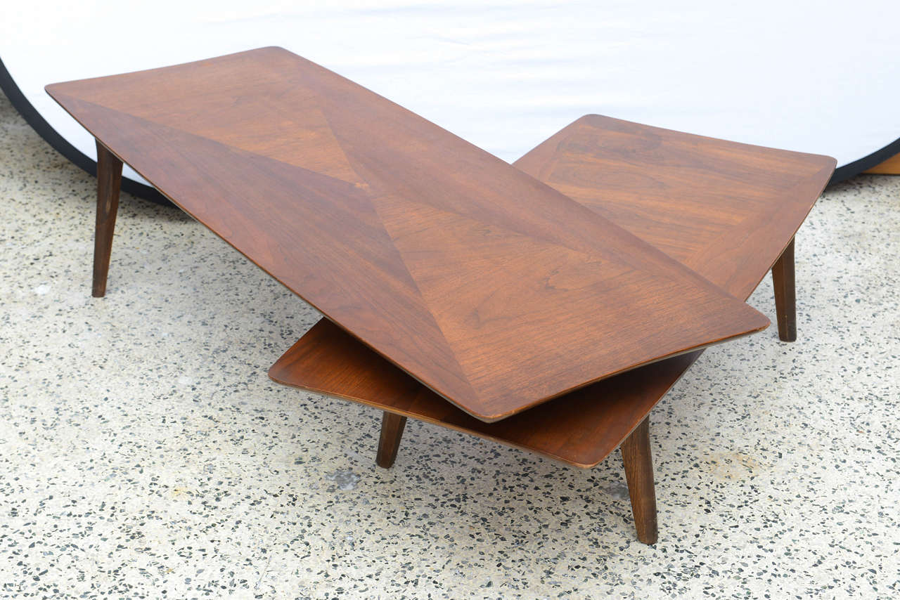 Pivot or Swivel Mid-Century Modern Coffee Table, 1960s America 1