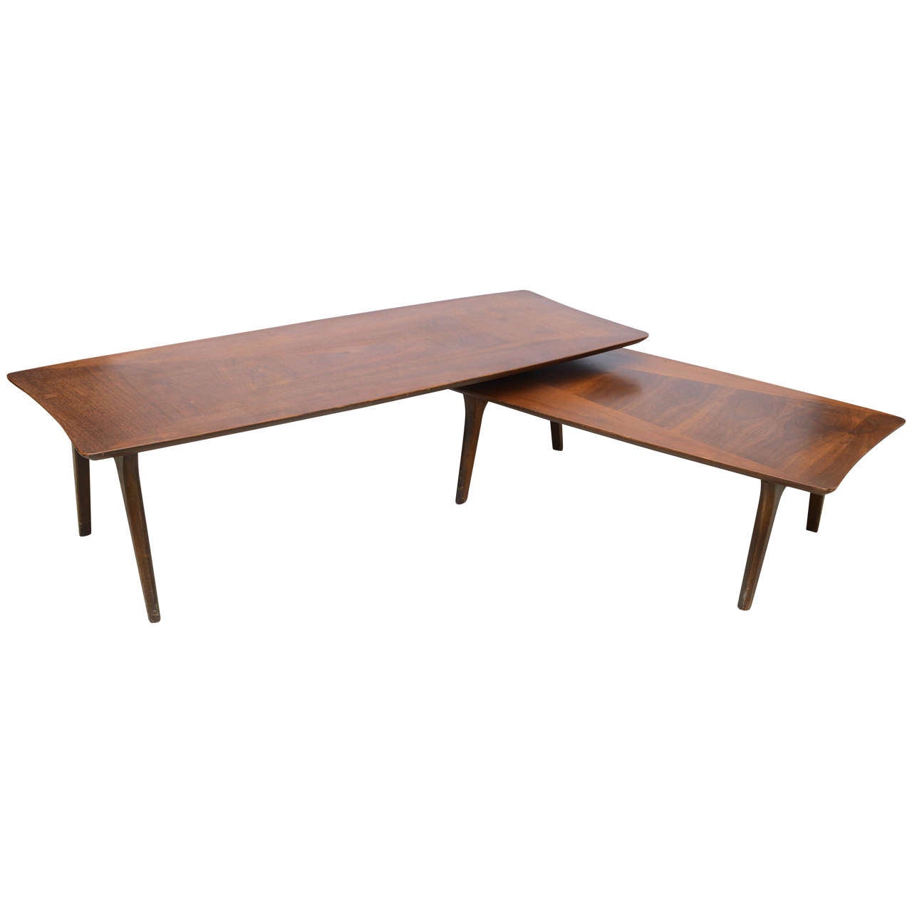 Pivot or Swivel Mid-Century Modern Coffee Table, 1960s America