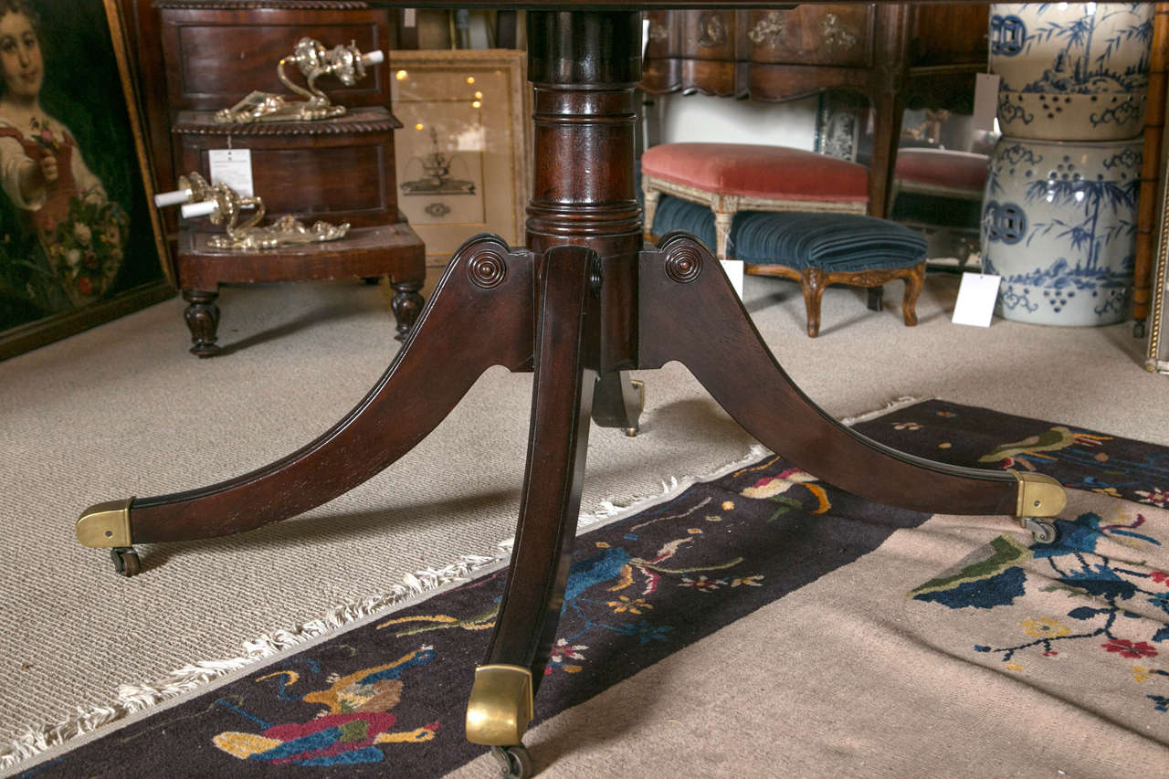 Two Pedestal Mahogany Banquet Table by Baker 1