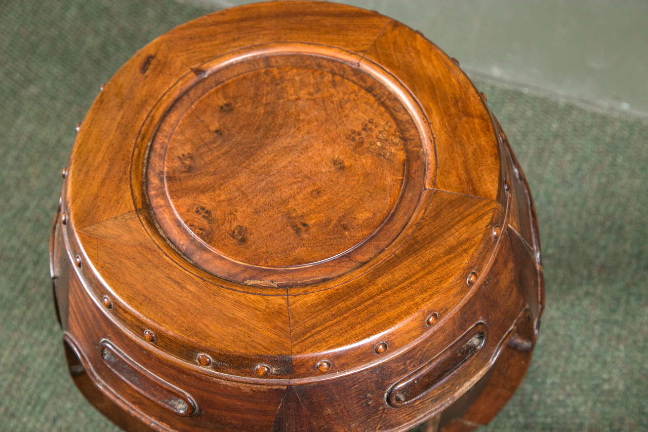 Chinese Table with Five Matching Stools In Excellent Condition In Stamford, CT